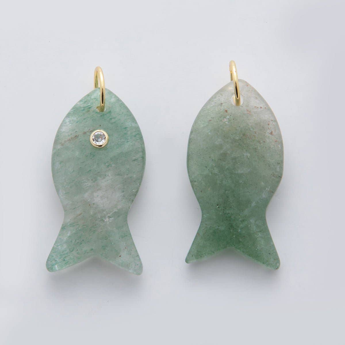 Blue Lapis Lazuli Gemstone Fish Pendant
