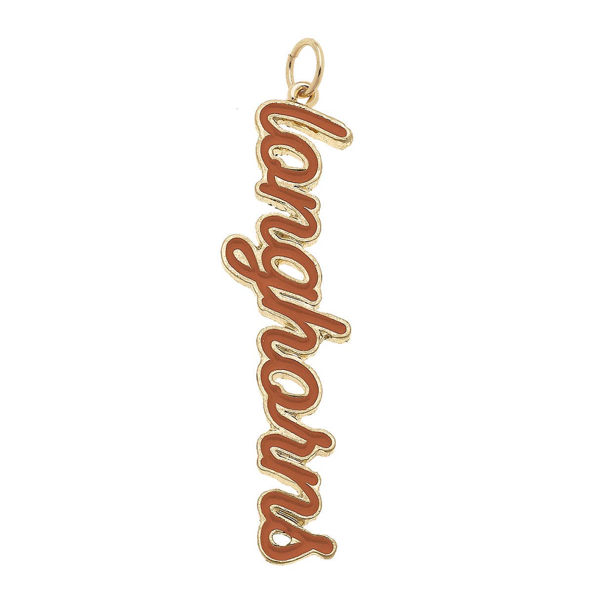 Texas Longhorns Enamel Script Charm