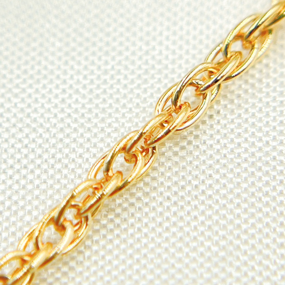 Permanent Jewelry 14k Gold Filled Rope Chain.: 7in. / 1.1mm-2mm / Rope