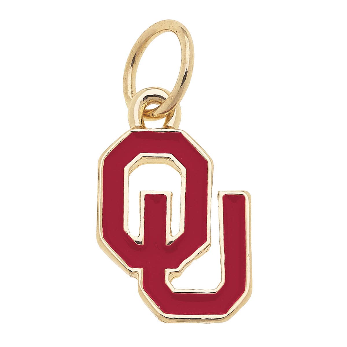 Oklahoma Sooners Enamel Logo Charm