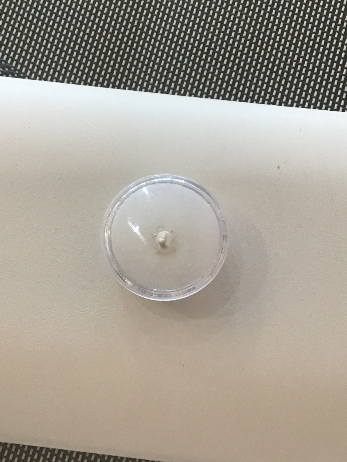 Permanent jewelry charm silver Pearl
