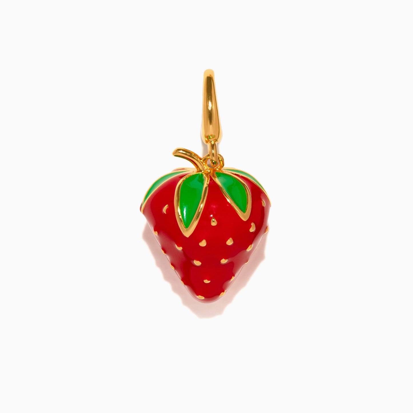 Strawberry Bag Charm: Gold