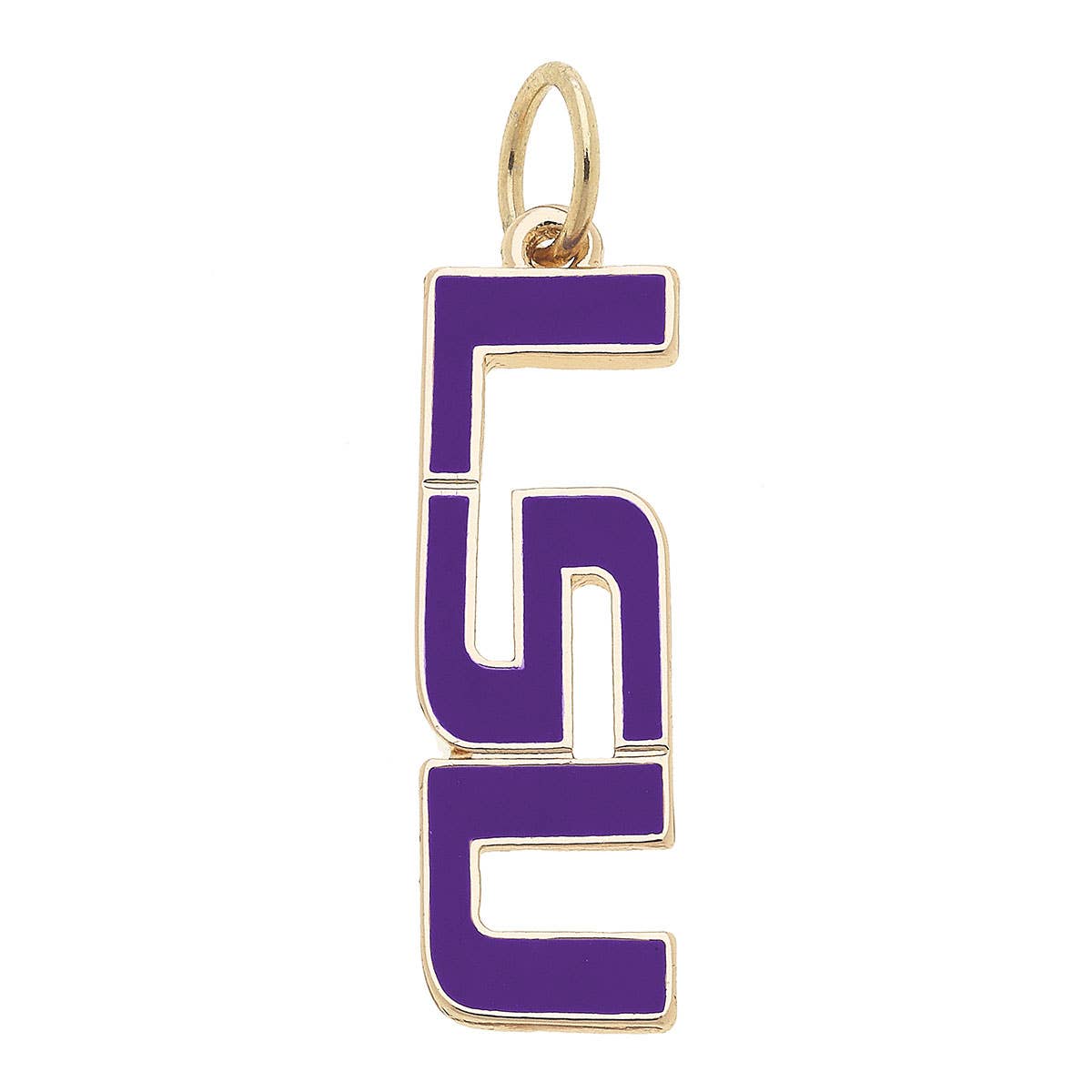 LSU Tigers Enamel Logo Charm