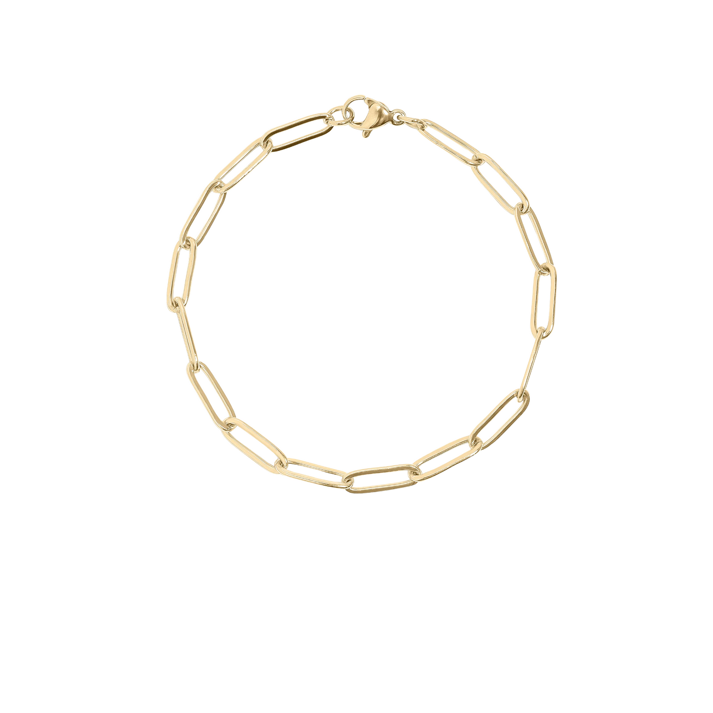 CUSTOM PAPERCLIP CHARM BRACELET