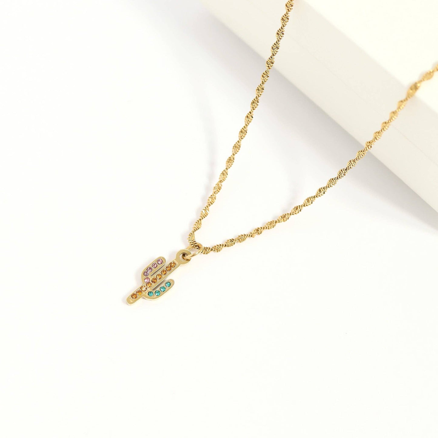18K Gold PVD Western Charm Bar Charm Set (9pc): Gold
