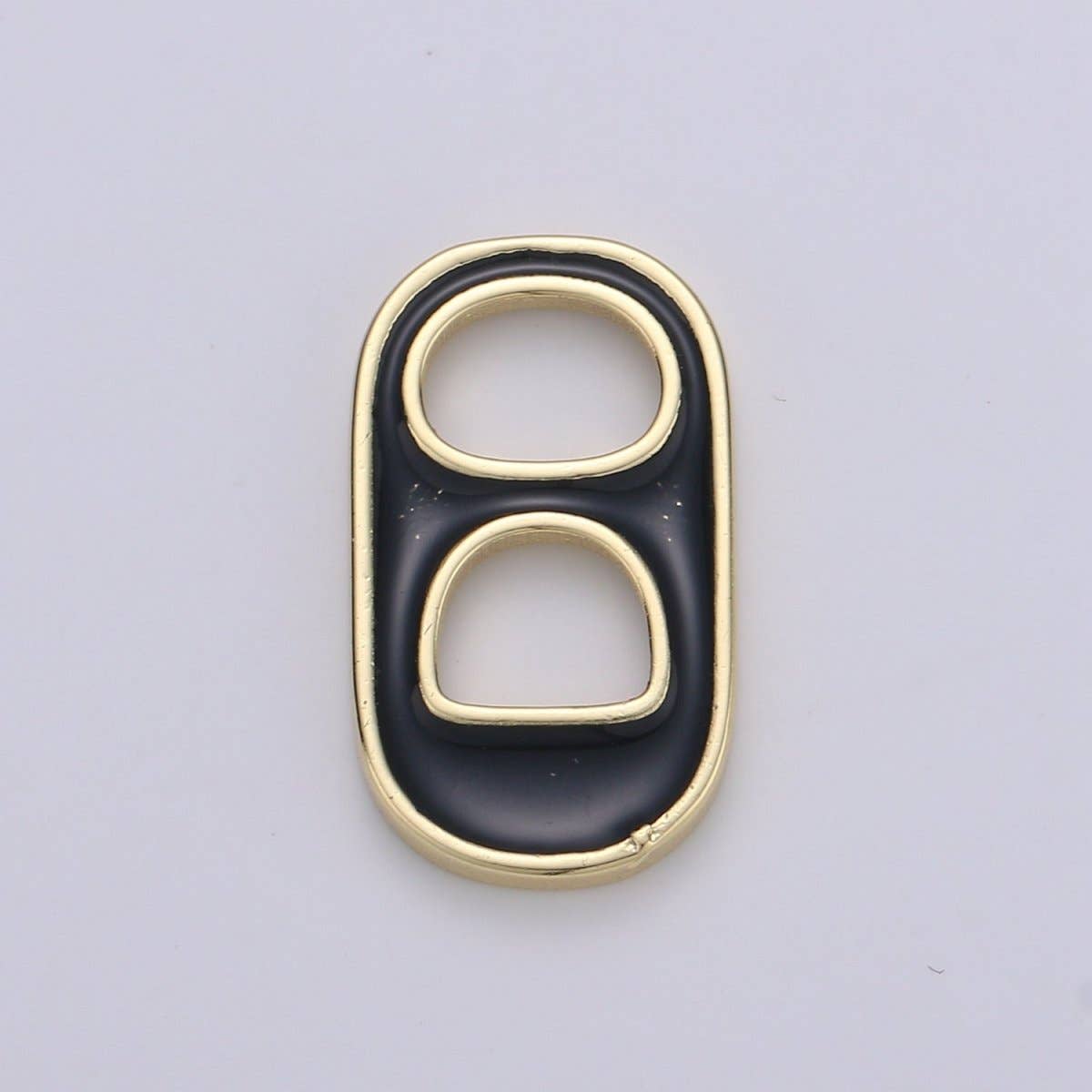 Black, Blue, Pink, Green, Yellow, Red Enamel Bottle Opener Gold Filled Charm - D-374- D-383: Teal
