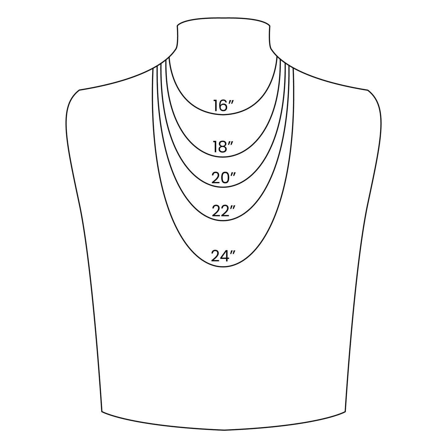 Stainless Steel Curb Chain Necklace: 18" / 4mm