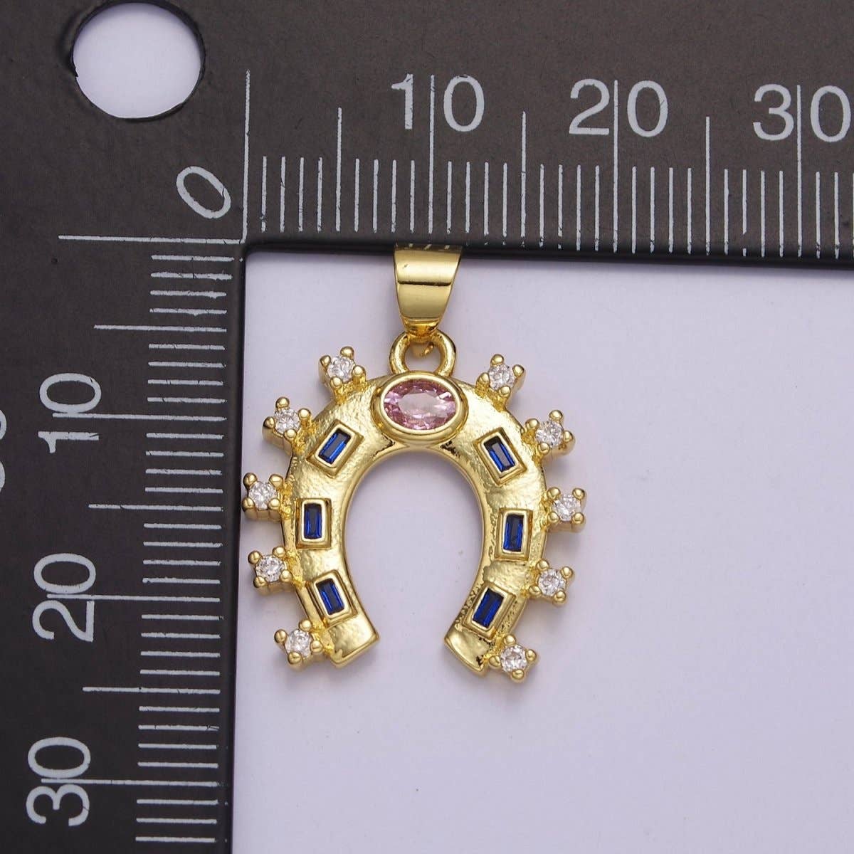 Gold Filled Horseshoe Charm Luck Horseshoe Pendant Necklace Bracelet Mini Horseshoe Pendant Lucky Jewelry Inspired J-427