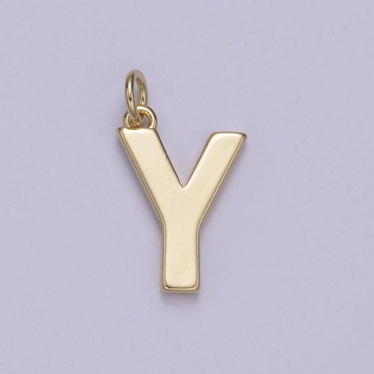 14k Gold Filled Minimalist Font Initial Letters Pendant Charm Wholesale Jewelry Supply A-703-A-715: All Initial