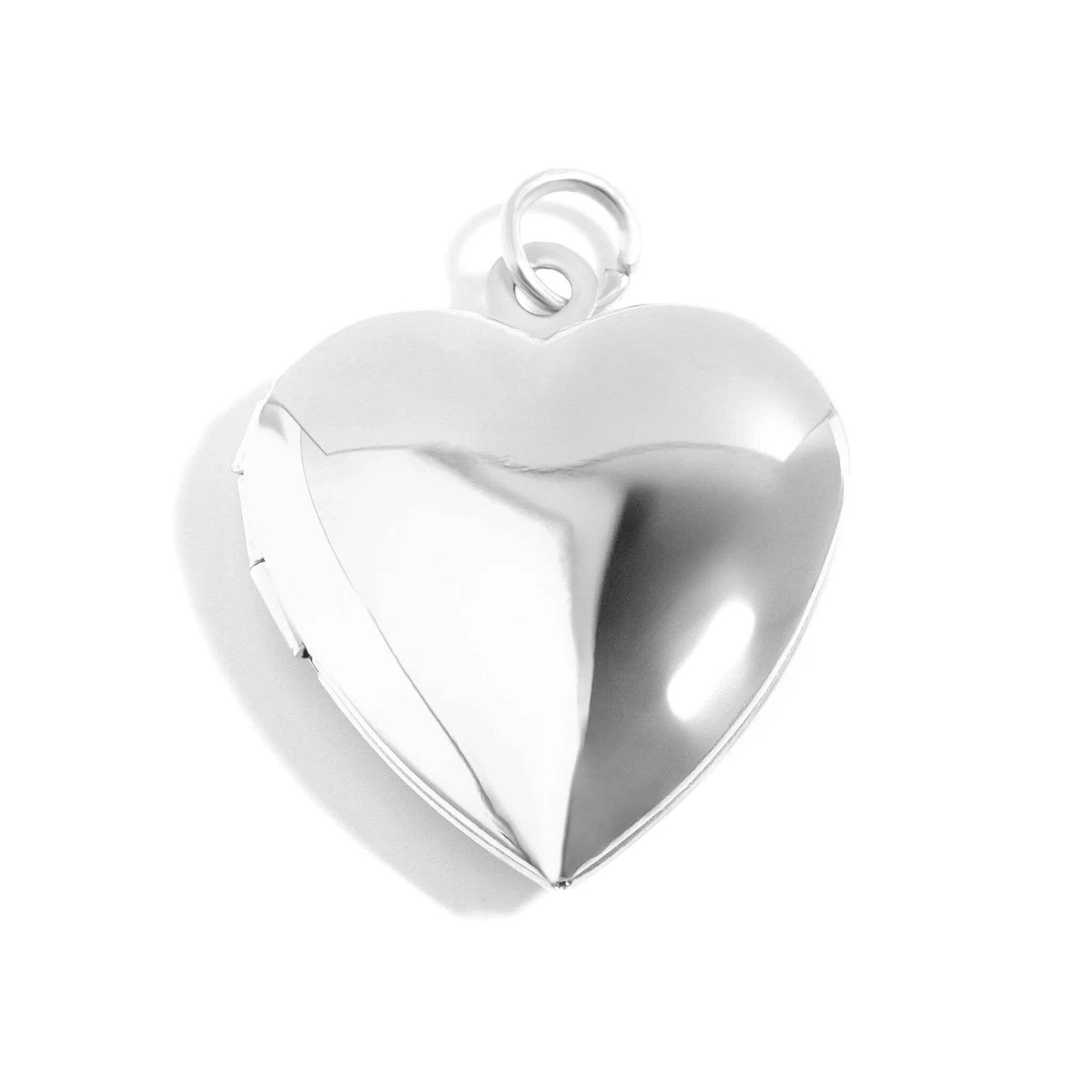 18K Gold PVD Stainless Steel Heart Locket / PDL0239: Stainless