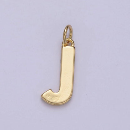 14k Gold Filled Minimalist Font Initial Letters Pendant Charm Wholesale Jewelry Supply A-703-A-715: All Initial