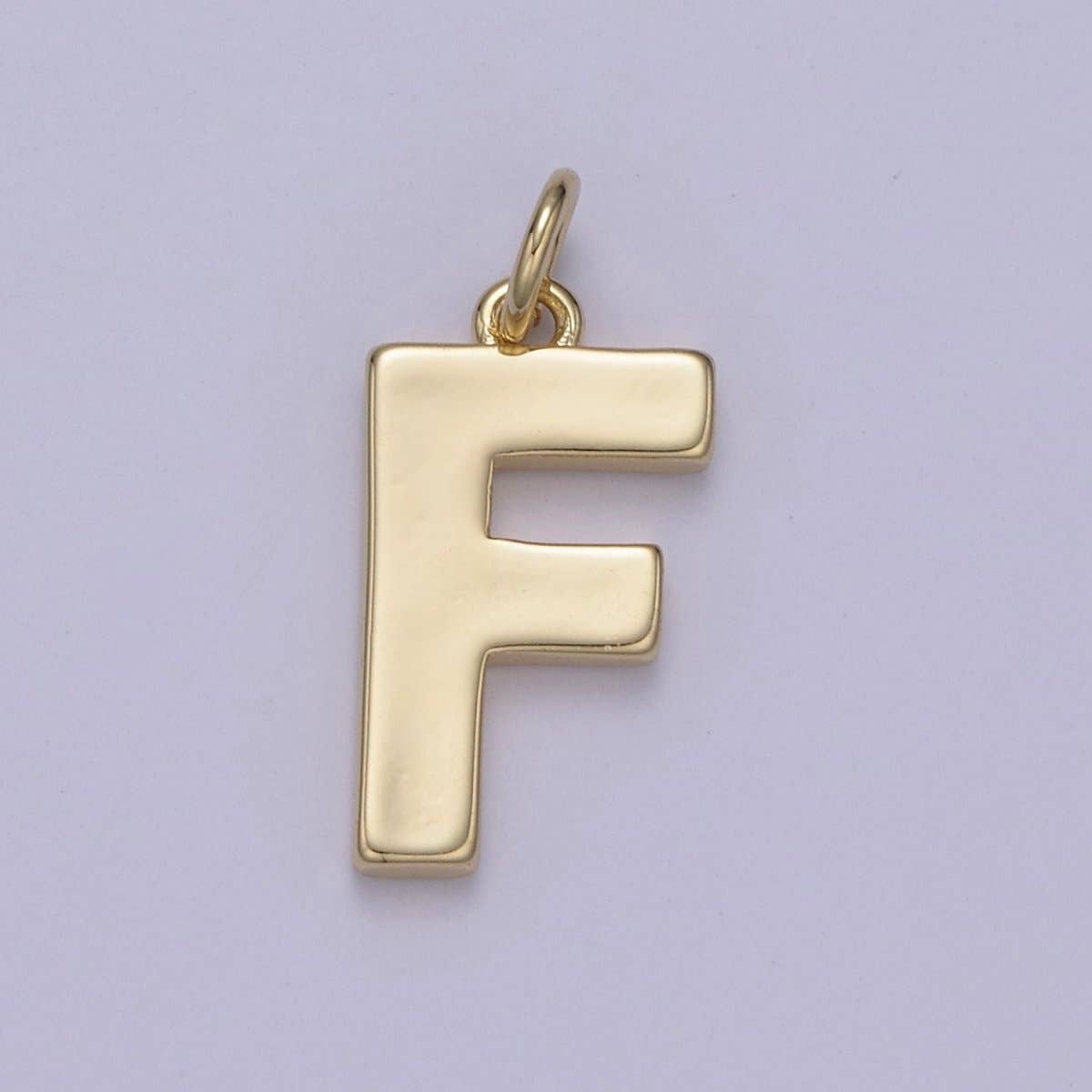 14k Gold Filled Minimalist Font Initial Letters Pendant Charm Wholesale Jewelry Supply A-703-A-715: All Initial