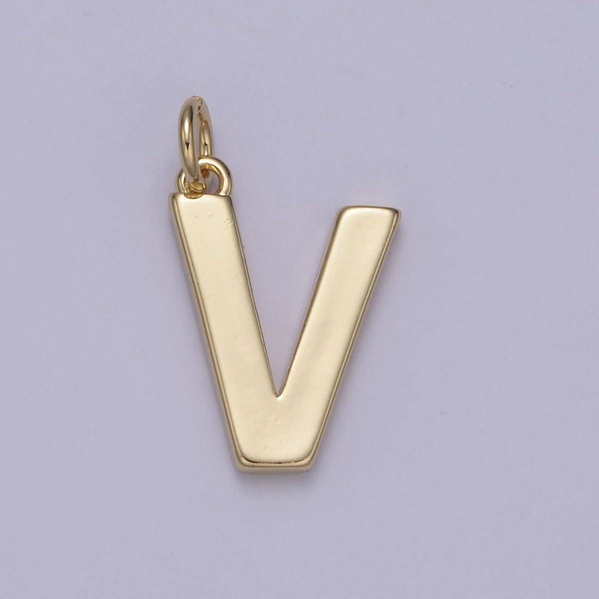 14k Gold Filled Minimalist Font Initial Letters Pendant Charm Wholesale Jewelry Supply A-703-A-715: All Initial