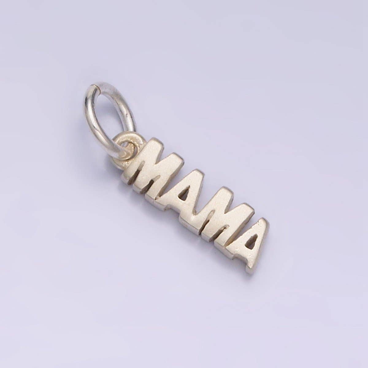 Dainty Mama Charm 18k Gold Filled Mama Charm for Bracelet Necklace Earring Component Diy Jewelry Making Supply E-140: Gold-Filled
