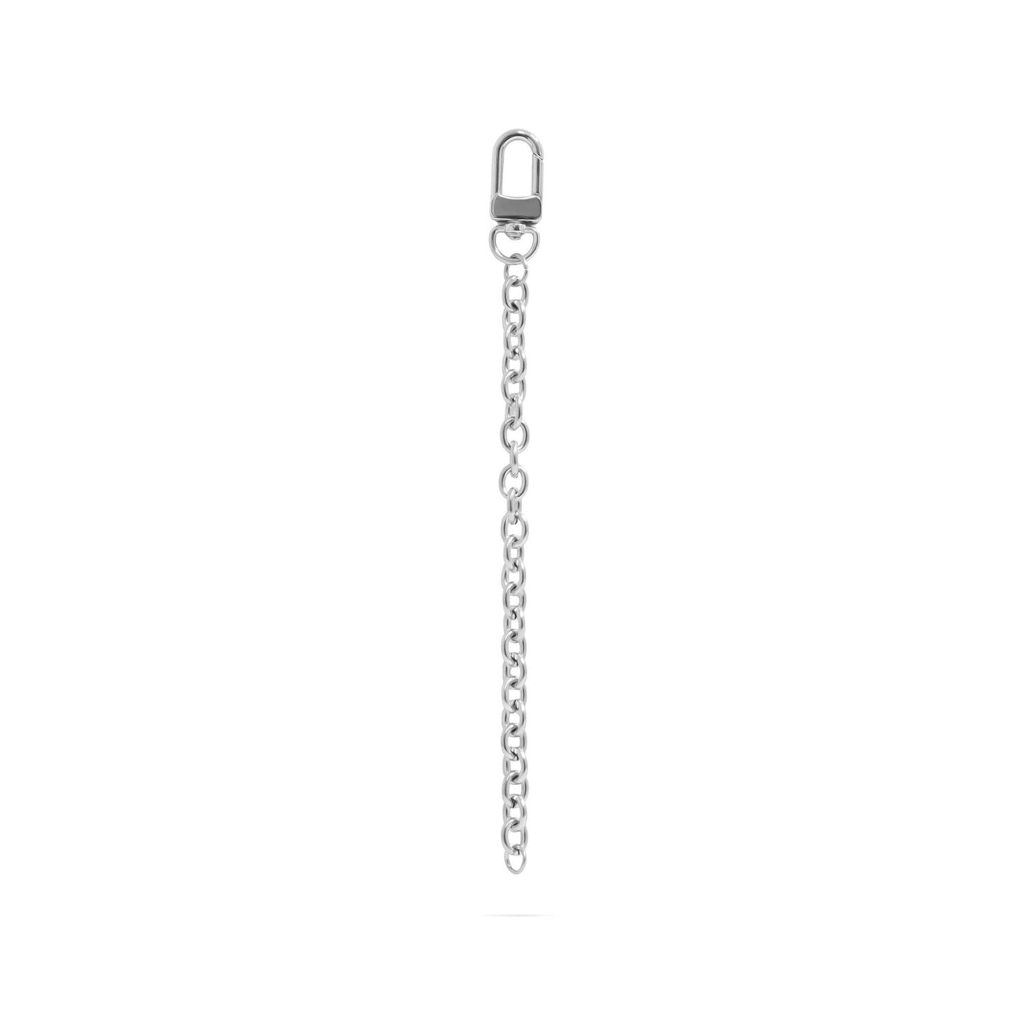 18K Gold Stainless Steel Charm Key Chain: Stainless