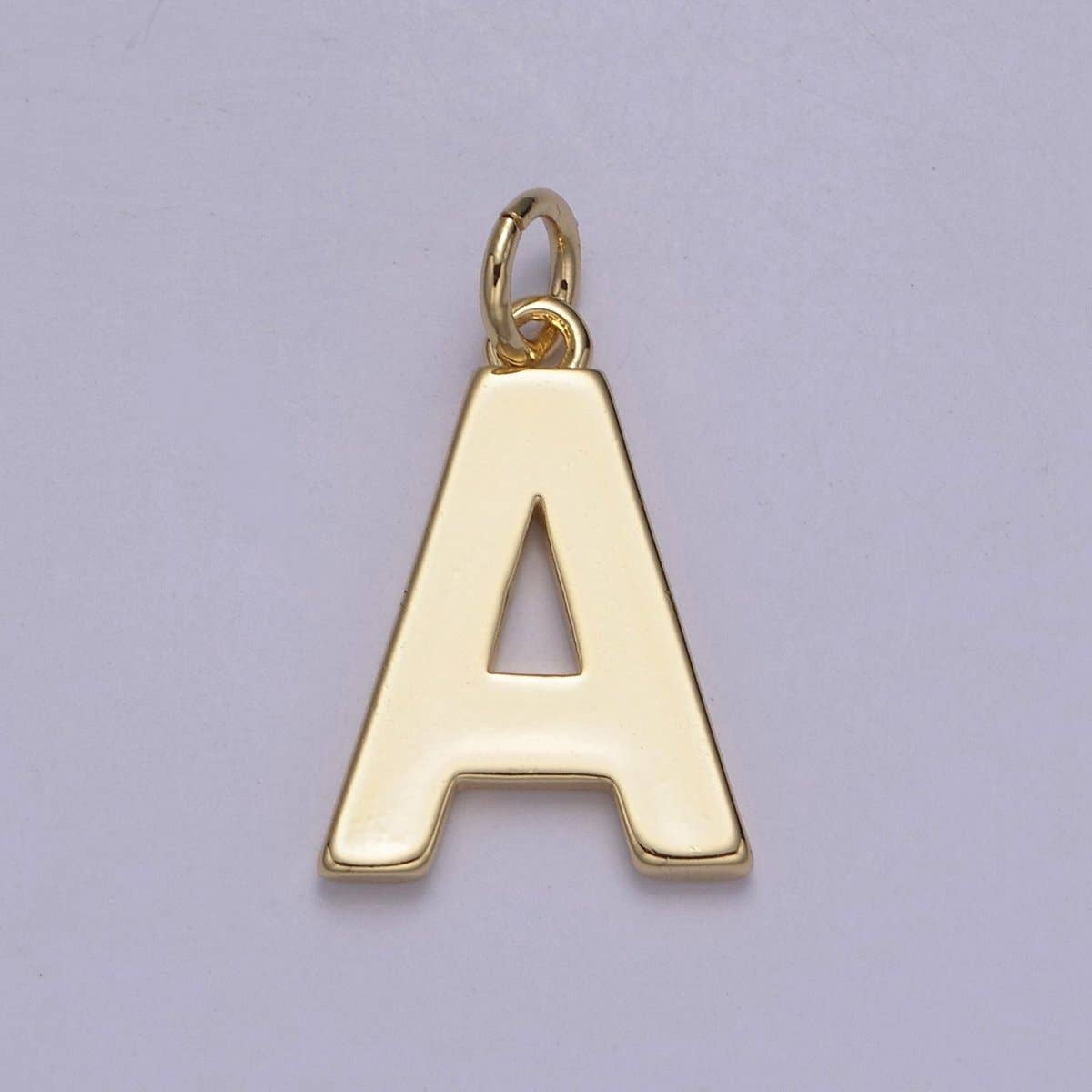 14k Gold Filled Minimalist Font Initial Letters Pendant Charm Wholesale Jewelry Supply A-703-A-715: All Initial