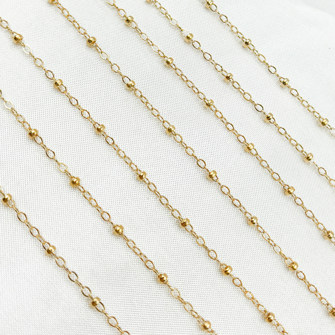 Permanent Jewelry 14k Gold Filled Satellite Chain: 7in. / 2.1mm - 3mm / Satellite
