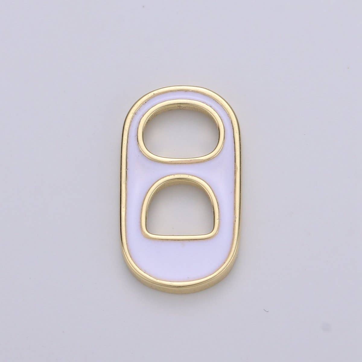 Black, Blue, Pink, Green, Yellow, Red Enamel Bottle Opener Gold Filled Charm - D-374- D-383: Pink