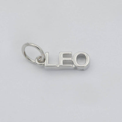 Gold Filled Zodiac Sign Script Words Mini Charm in Gold & Silver | A-A1815-A-A1820 | A-A1839-A-A1844: Gold / Taurus