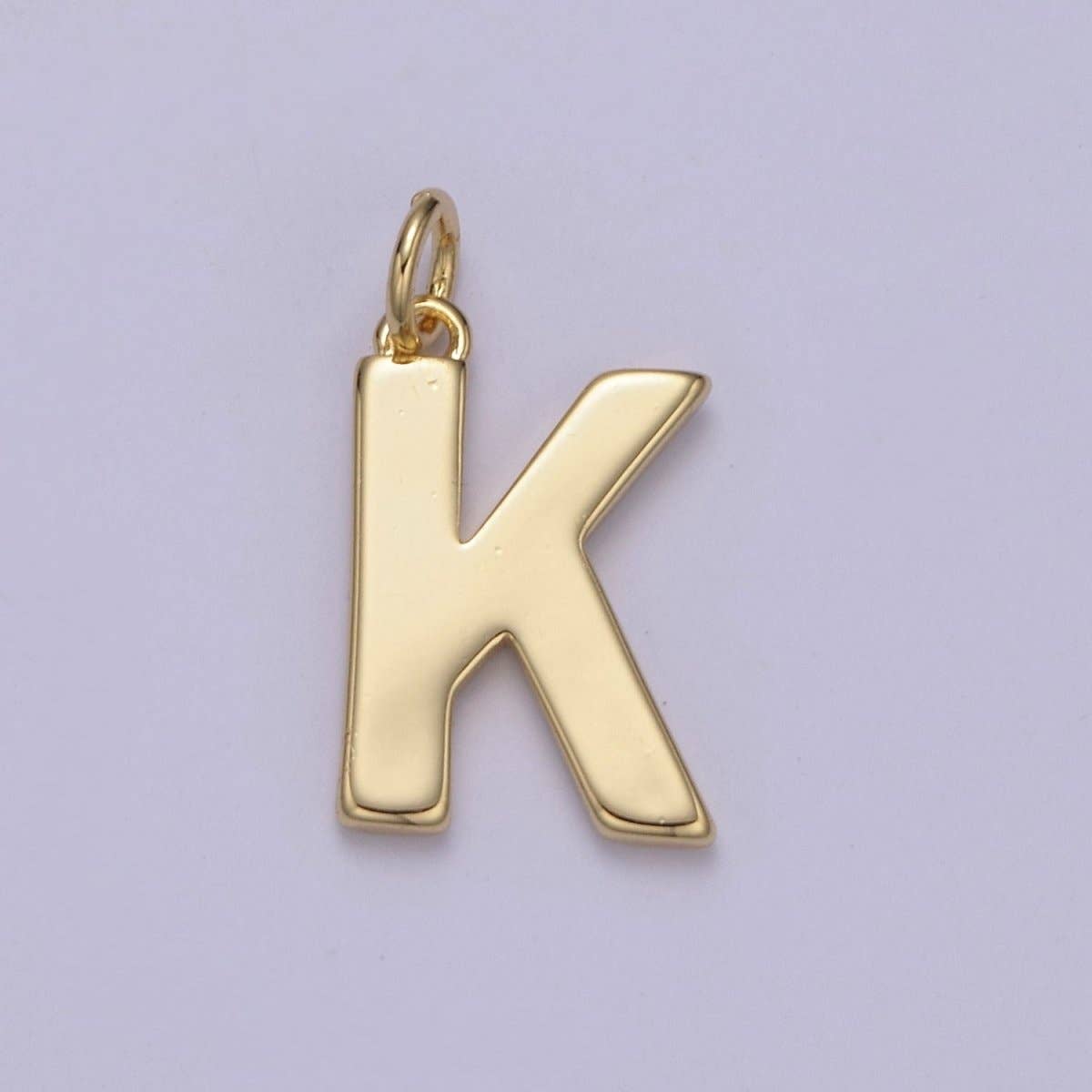 14k Gold Filled Minimalist Font Initial Letters Pendant Charm Wholesale Jewelry Supply A-703-A-715: All Initial