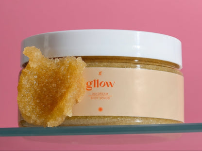 Gllow Daydream sugar scrub, 8 oz jar