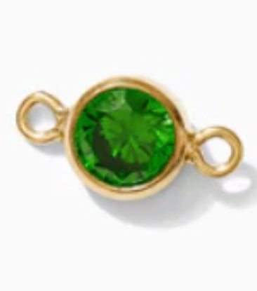May birthstone connector