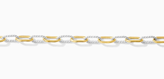 Twisted paperclip mixed metal