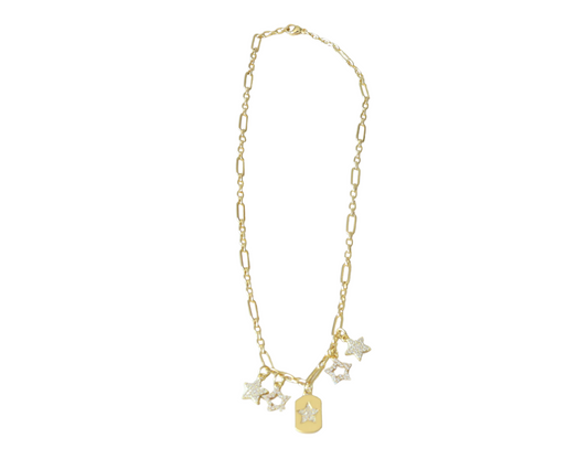 Five Star Pendant Necklace