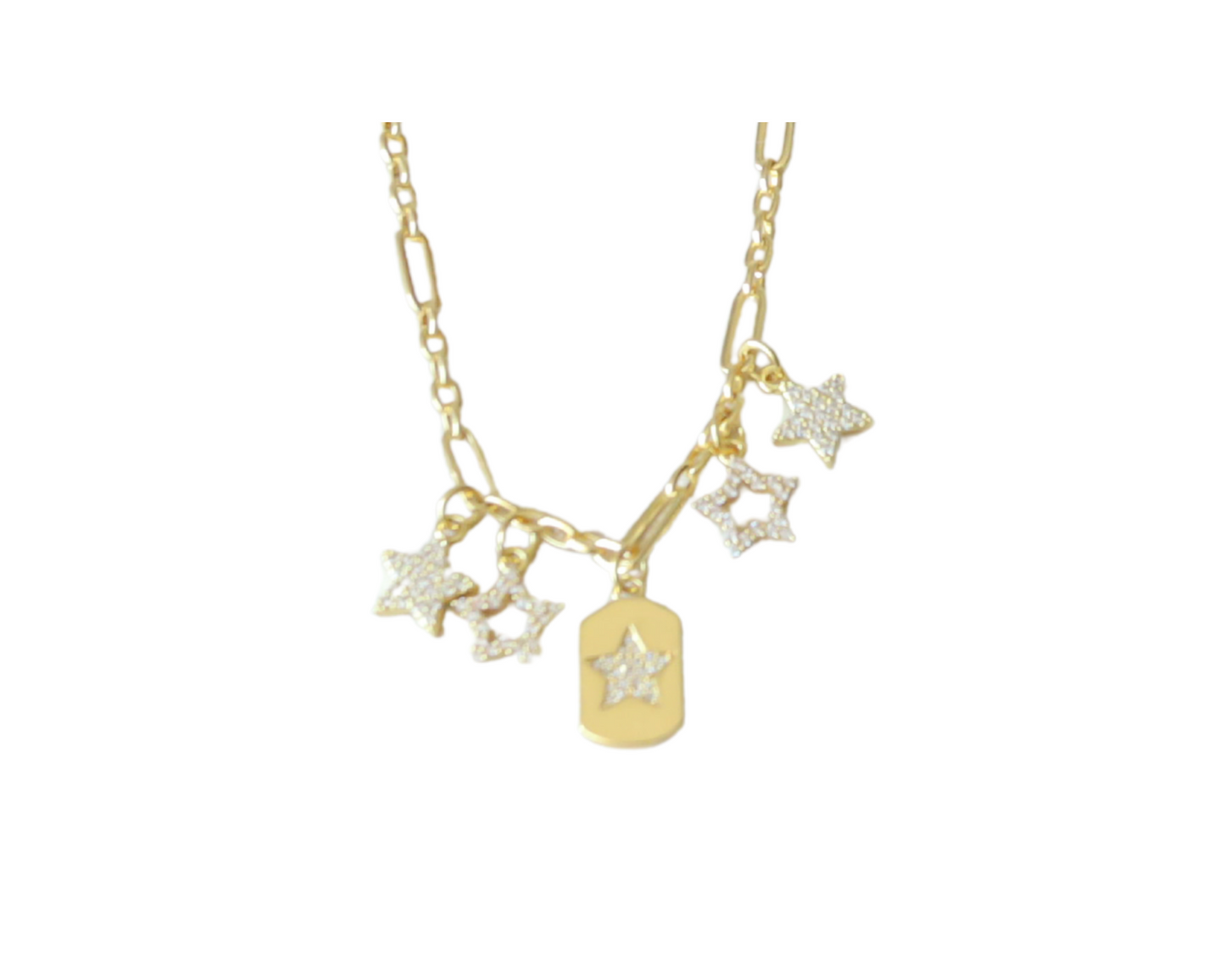 Five Star Pendant Necklace