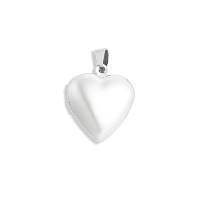 18K Gold PVD Stainless Steel Heart Locket / PDL0239: Gold
