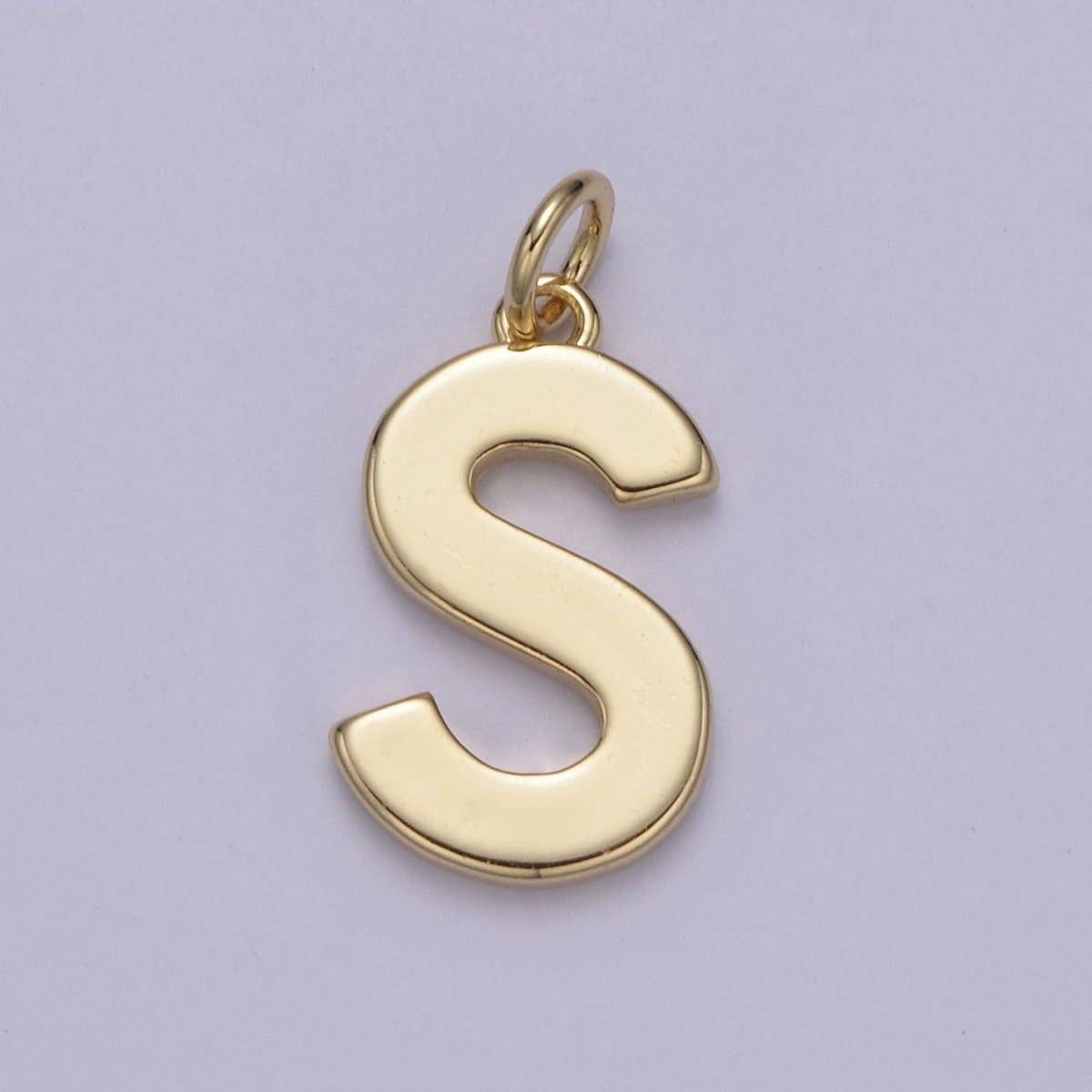 14k Gold Filled Minimalist Font Initial Letters Pendant Charm Wholesale Jewelry Supply A-703-A-715: All Initial