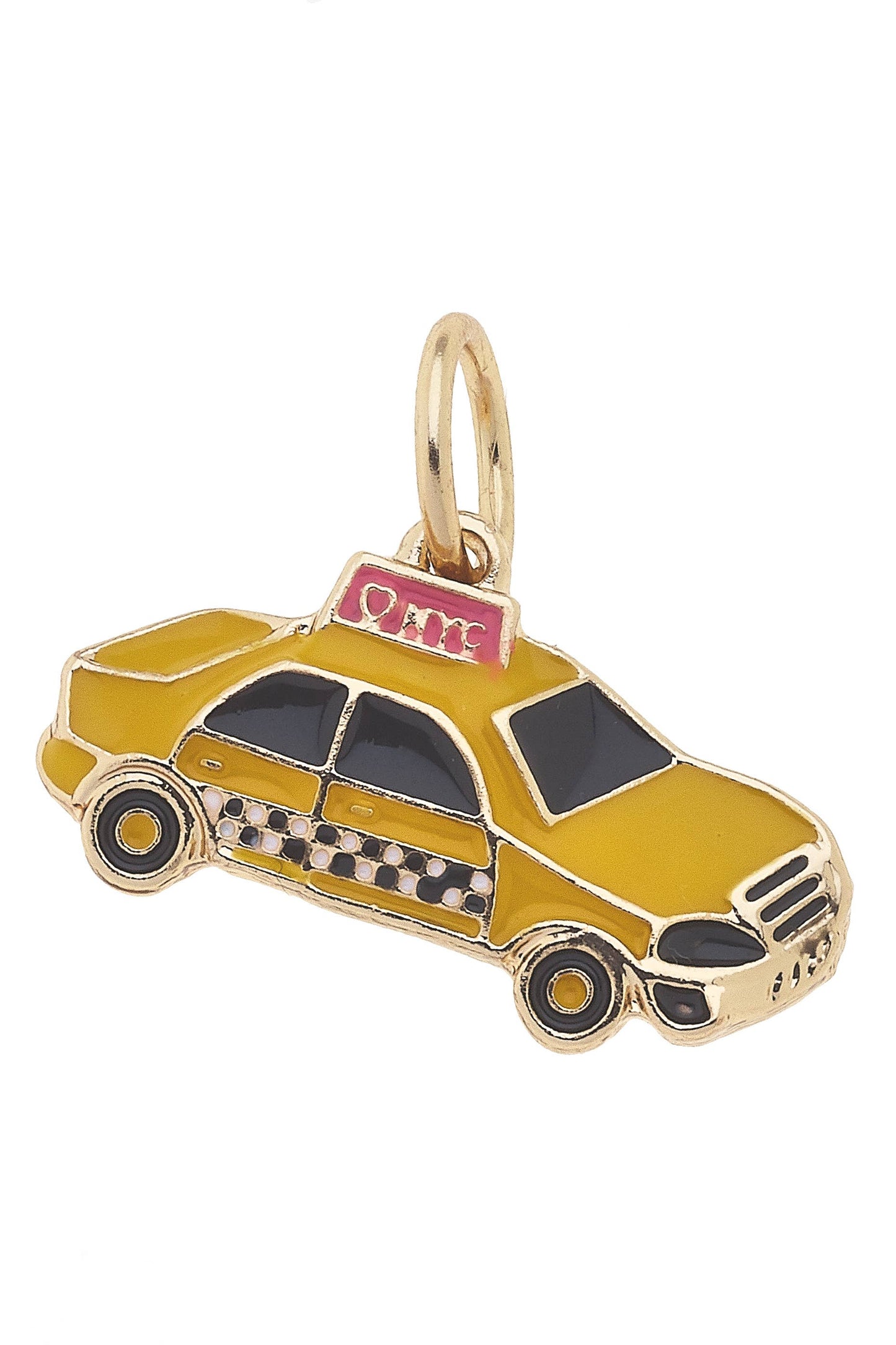 NYC Taxi Charm in Yellow