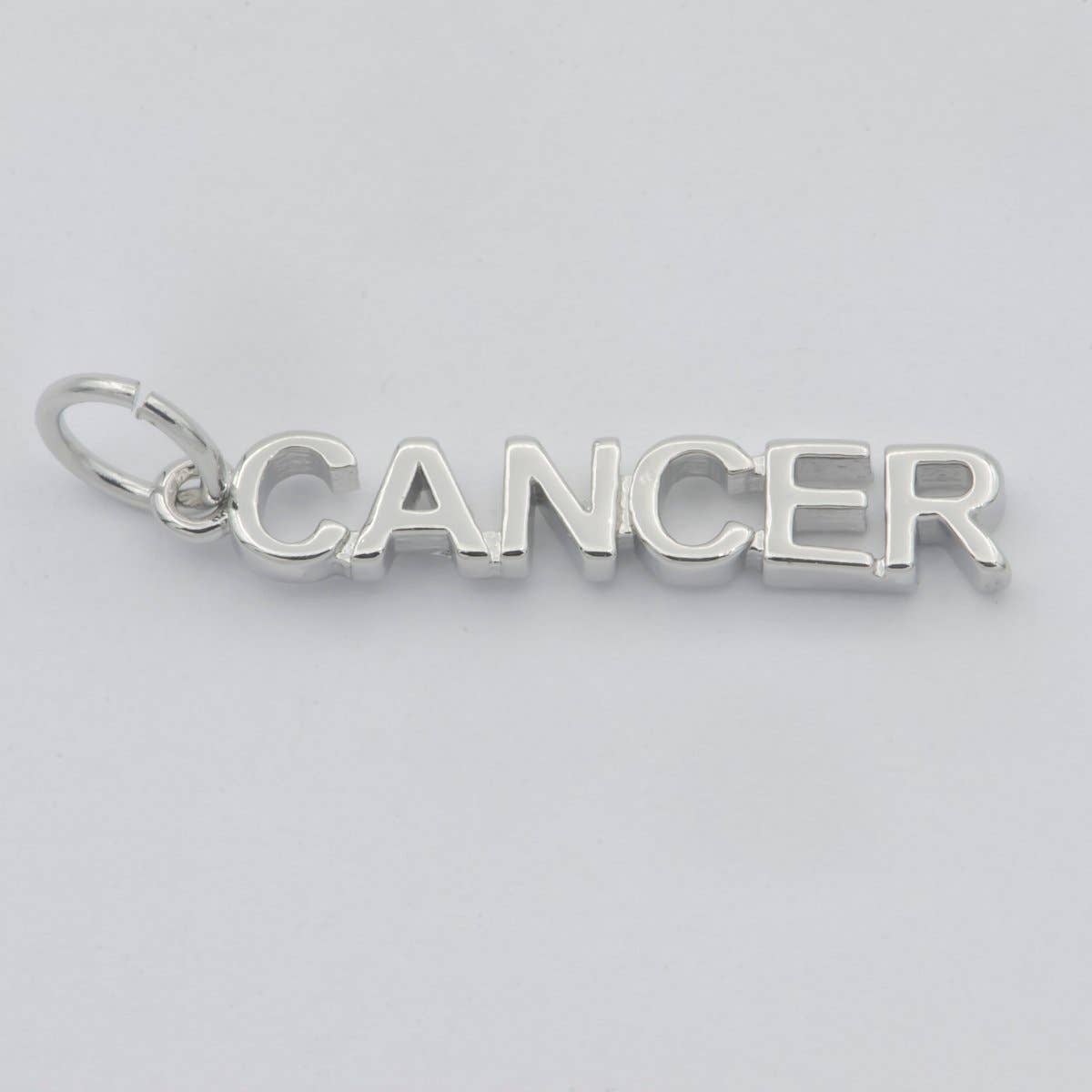 Gold Filled Zodiac Sign Script Words Mini Charm in Gold & Silver | A-A1815-A-A1820 | A-A1839-A-A1844: Silver / Scorpio
