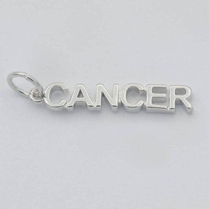 Gold Filled Zodiac Sign Script Words Mini Charm in Gold & Silver | A-A1815-A-A1820 | A-A1839-A-A1844: Gold / Gemini