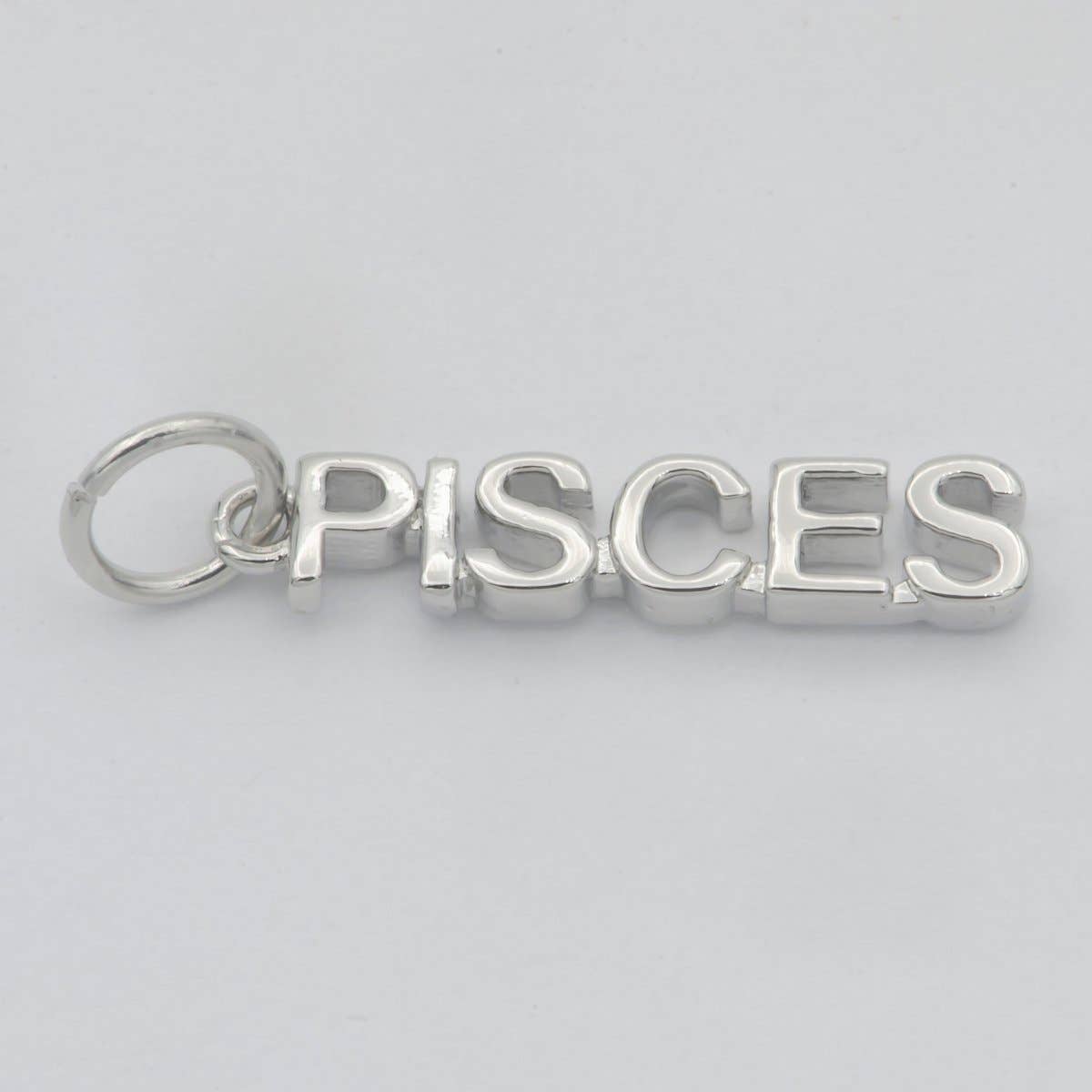Gold Filled Zodiac Sign Script Words Mini Charm in Gold & Silver | A-A1815-A-A1820 | A-A1839-A-A1844: Gold / Aries