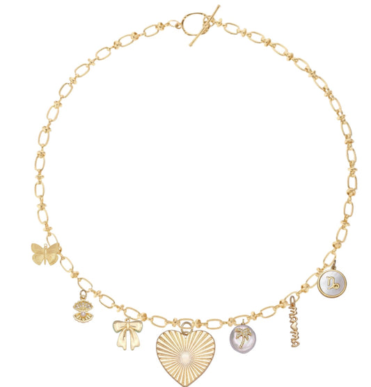 Oval Link Charm Necklace