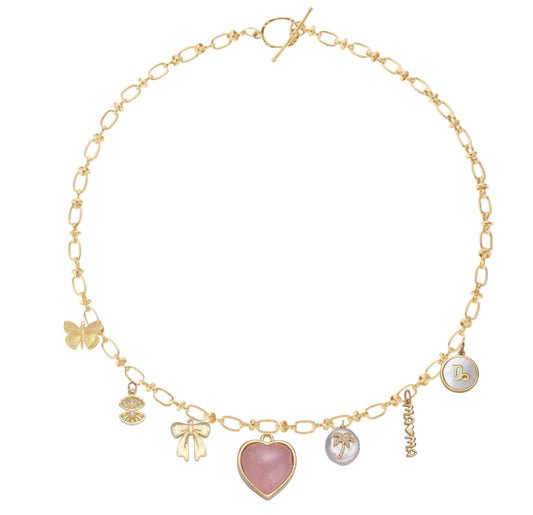 Oval Link Charm Necklace