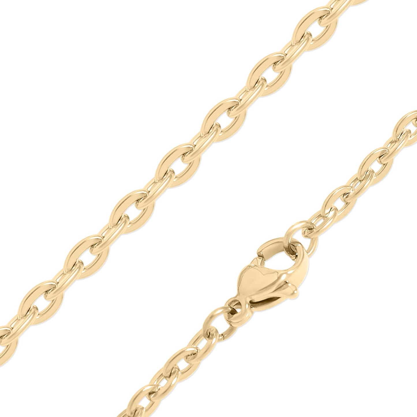 18K Gold PVD Stainless Steel Engravable Butterfly Necklace : Stainless