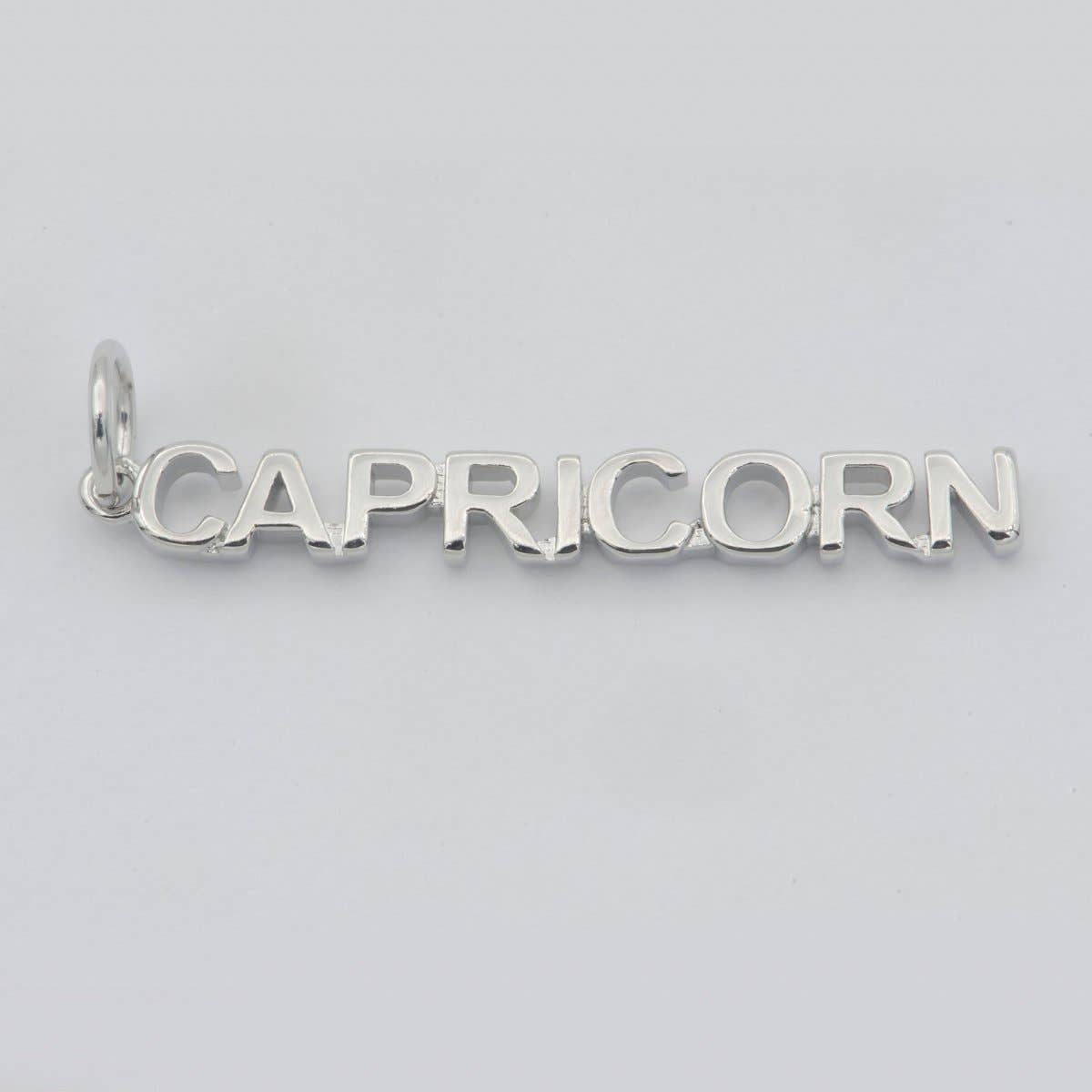Gold Filled Zodiac Sign Script Words Mini Charm in Gold & Silver | A-A1815-A-A1820 | A-A1839-A-A1844: Gold / Scorpio