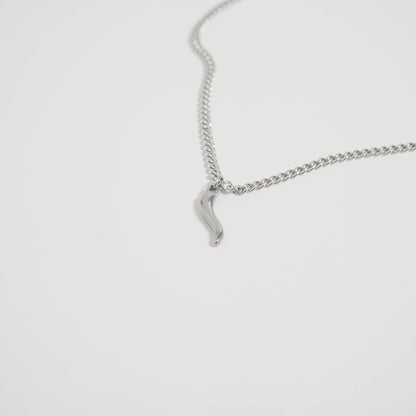 Stainless Steel Curb Chain Necklace: 18" / 4mm