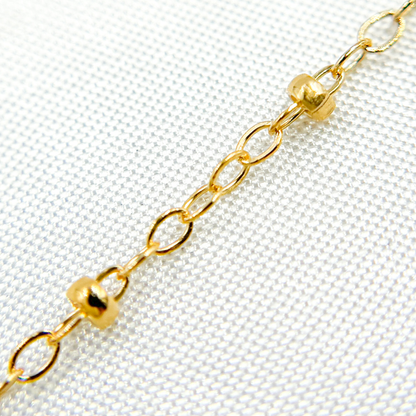 Permanent Jewelry 14k Gold Filled Satellite Chain: 7in. / 2.1mm - 3mm / Satellite