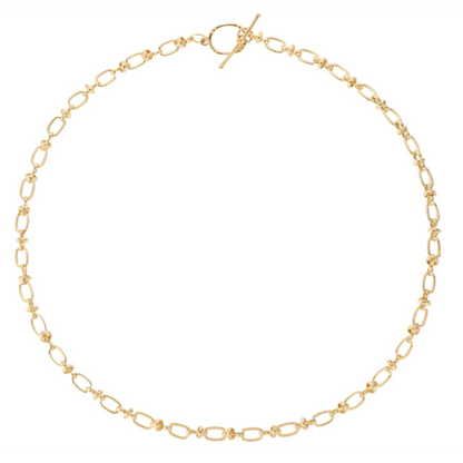 Oval Link Charm Necklace